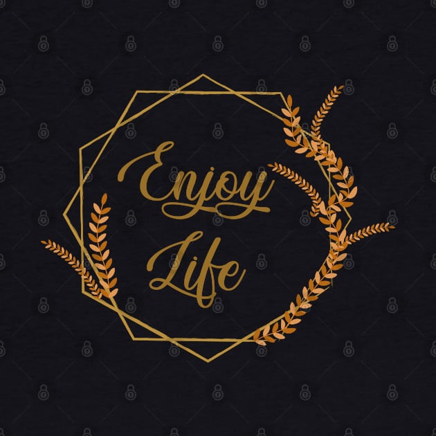 Enjoy Life Wreath Design by Heartfeltarts